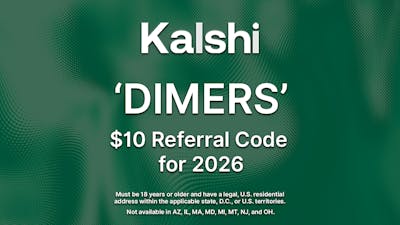 New Kalshi code "DIMERS" extends $10 bonus into Florida for PGA this week