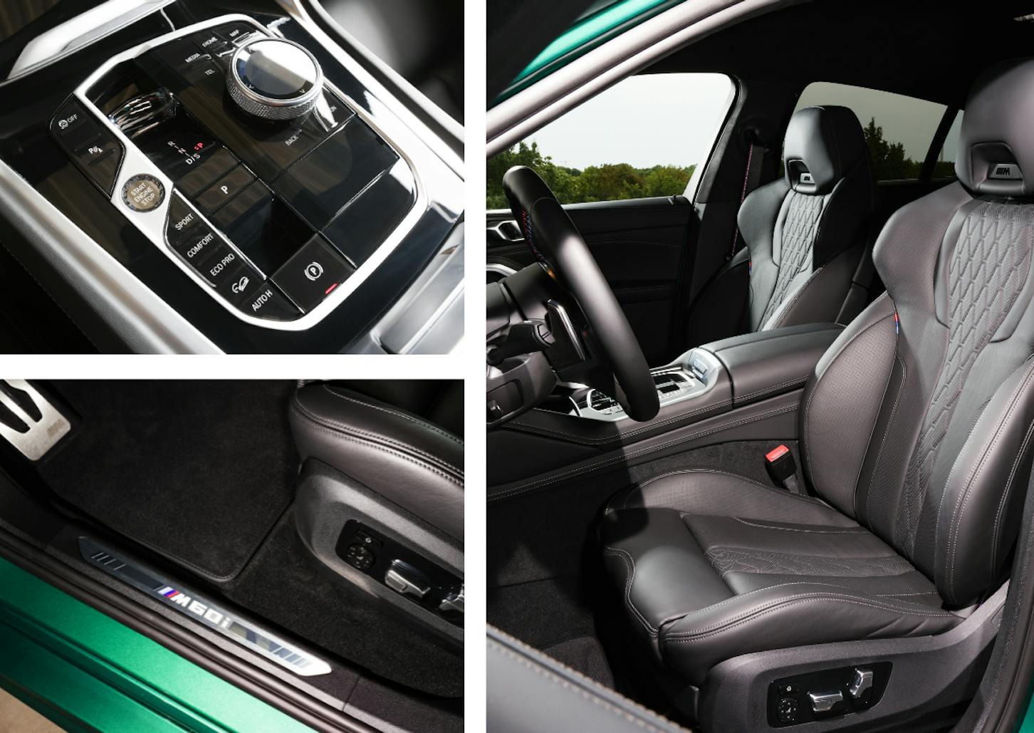 Das Interieur des BMW X6.