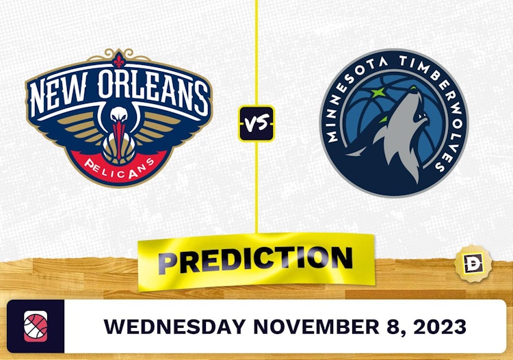 Pelicans vs. Timberwolves Prediction and Odds - November 8, 2023