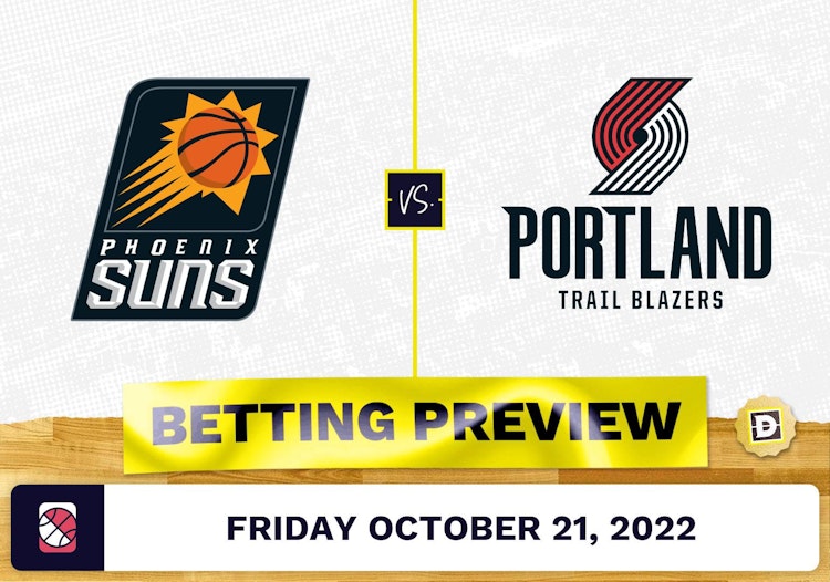 Suns vs. Trail Blazers Prediction and Odds - Oct 21, 2022