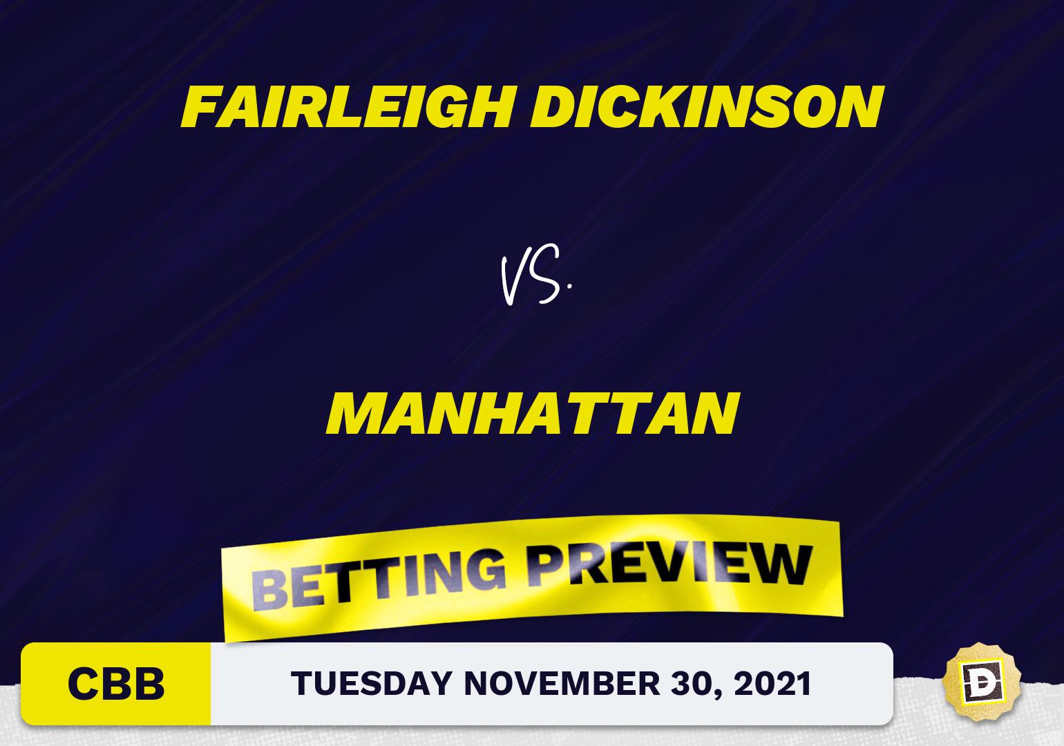 Fairleigh Dickinson vs. Manhattan CBB Predictions and Odds - Nov 30, 2021