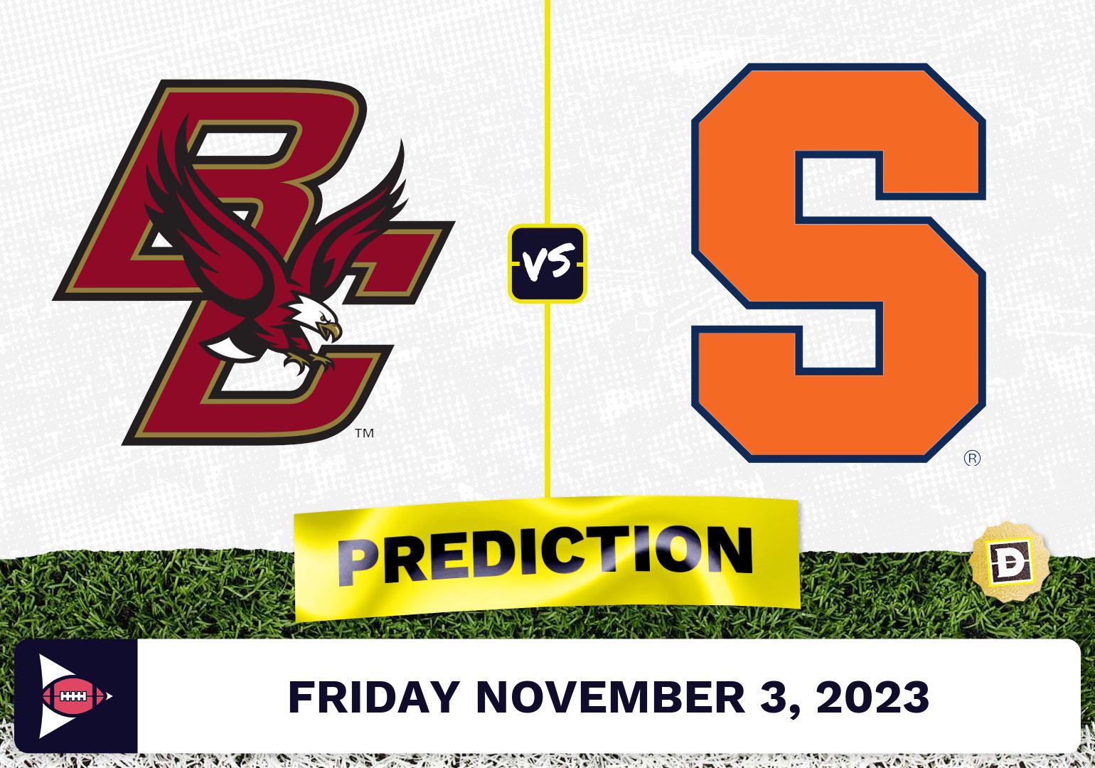 Boston College Vs. Syracuse CFB Prediction And Odds - November 3, 2023