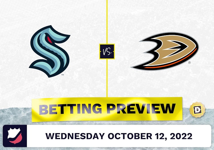 Kraken vs. Ducks Prediction and Odds - Oct 12, 2022