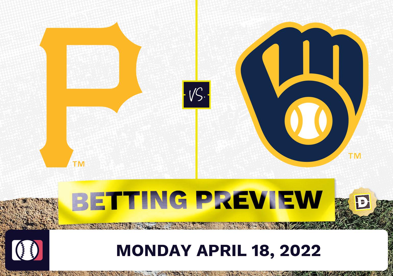 Pirates vs. Brewers Prediction and Odds - Apr 18, 2022