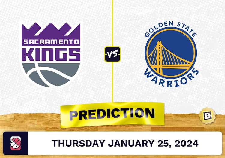 Sacramento Kings vs. Golden State Warriors Prediction, Odds, NBA Picks [1/25/2024]