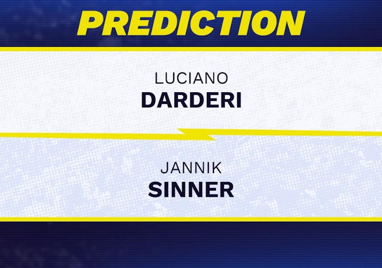 Luciano Darderi vs Jannik Sinner Tennis Prediction.
