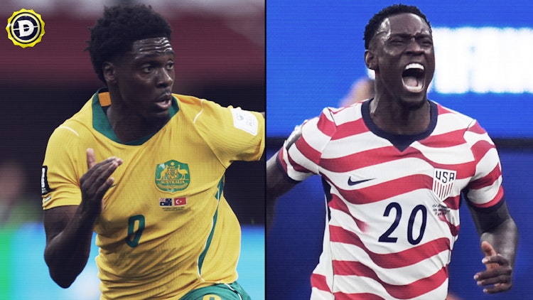 World Cup 2026 parlay today featuring odds in USA vs. Australia