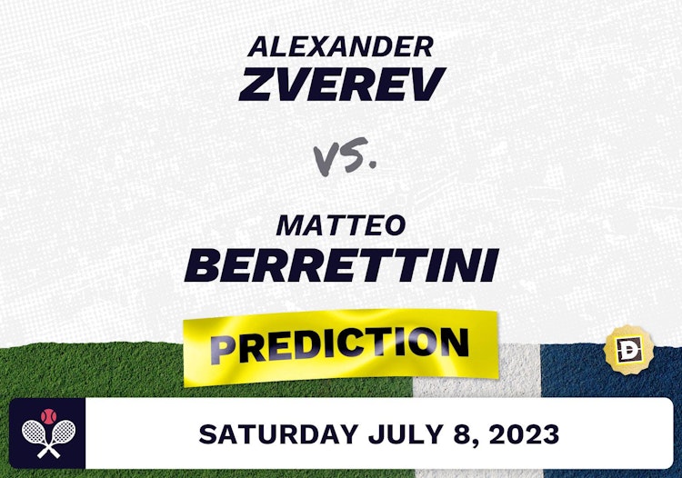 Alexander Zverev vs. Matteo Berrettini Prediction - Wimbledon 2023