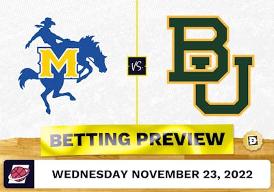 McNeese State vs. Baylor CBB Prediction and Odds - Nov 23, 2022
