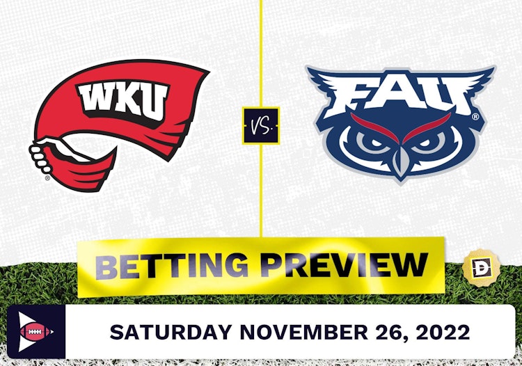 Western Kentucky vs. Florida Atlantic CFB Prediction and Odds - Nov 26, 2022