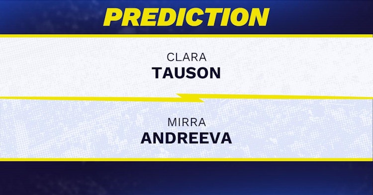 Clara Tauson vs Mirra Andreeva Tennis Prediction.