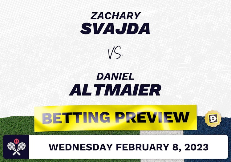 Zachary Svajda vs. Daniel Altmaier Predictions - Feb 8, 2023