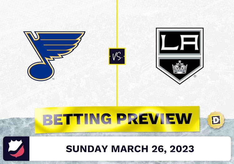 Blues vs. Kings Prediction and Odds - Mar 26, 2023