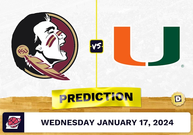 Florida State vs. Miami (FL) Prediction, Odds, College Basketball Picks [1/17/2024]