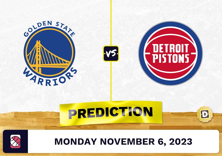 Warriors vs. Pistons Prediction and Odds - November 6, 2023