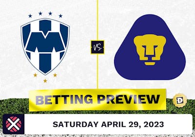 Monterrey vs. Pumas UNAM Prediction and Odds - Apr 29, 2023