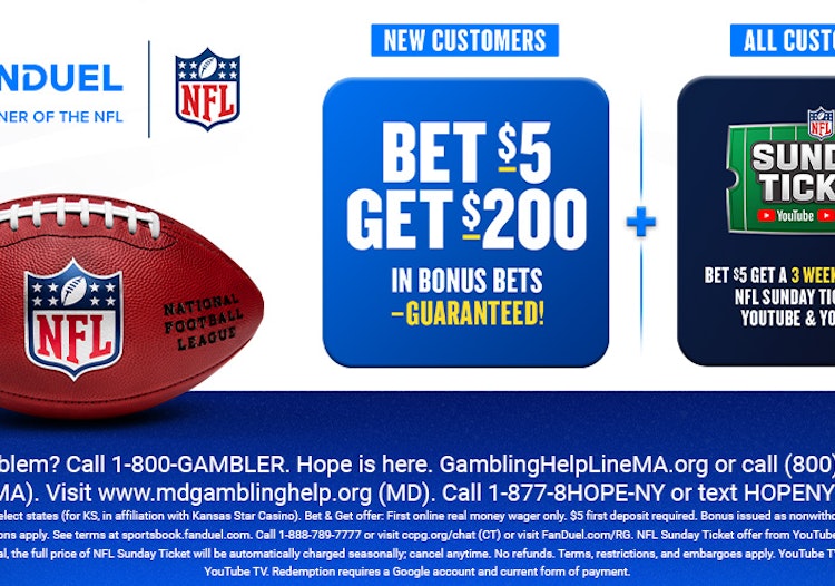 FanDuel NFL Sunday Ticket Promotion.