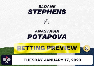 Sloane Stephens vs. Anastasia Potapova Predictions - Jan 18, 2023