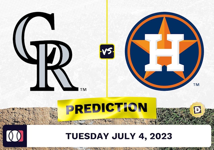 Rockies vs. Astros Prediction for MLB Tuesday [7/4/2023]