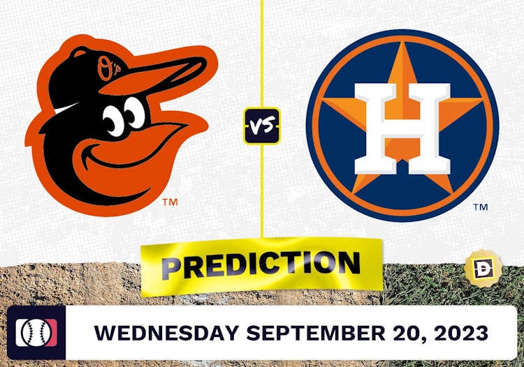 Orioles vs. Astros Prediction for MLB Wednesday [9/20/2023]