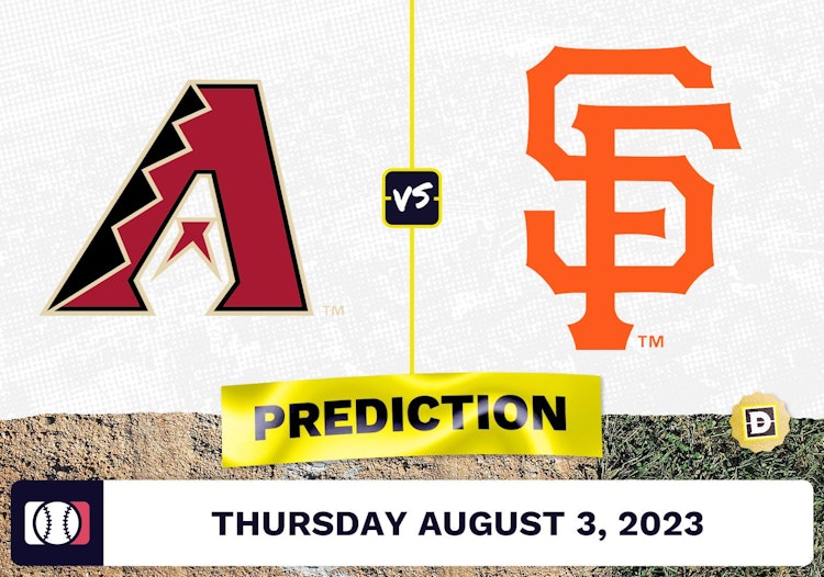 Diamondbacks vs. Giants Prediction for MLB Thursday [8/3/2023]