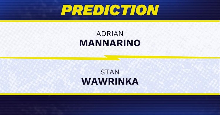 Adrian Mannarino vs Stan Wawrinka Tennis Prediction.