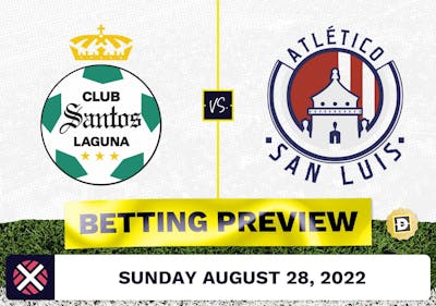 Santos Laguna vs. San Luis Prediction and Odds - Aug 28, 2022