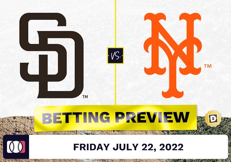 Padres vs. Mets Prediction and Odds - Jul 22, 2022