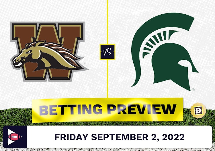 Western Michigan vs. Michigan State CFB Prediction and Odds - Sep 2, 2022