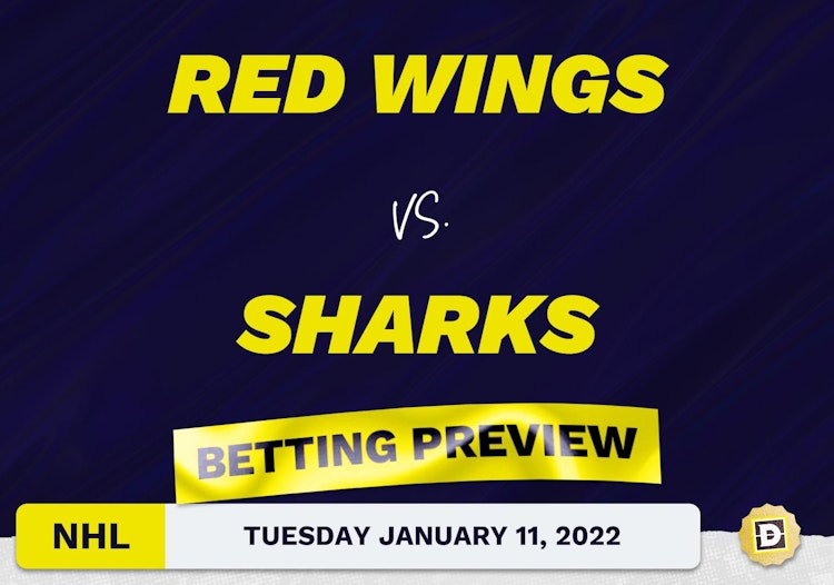 Red Wings vs. Sharks Predictions and Odds - Jan 11, 2022