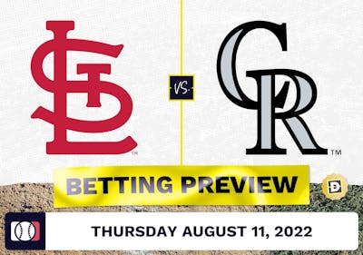 Cardinals vs. Rockies Prediction and Odds - Aug 11, 2022