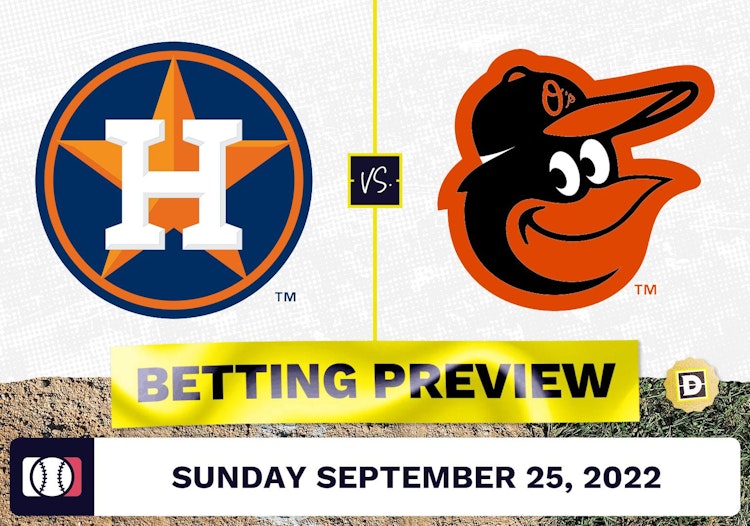 Astros vs. Orioles Prediction and Odds - Sep 25, 2022