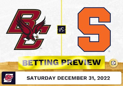 Boston College vs. Syracuse CBB Prediction and Odds - Dec 31, 2022