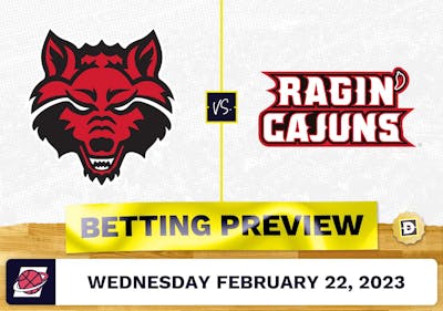 Arkansas State vs. Louisiana-Lafayette CBB Prediction and Odds - Feb 22, 2023