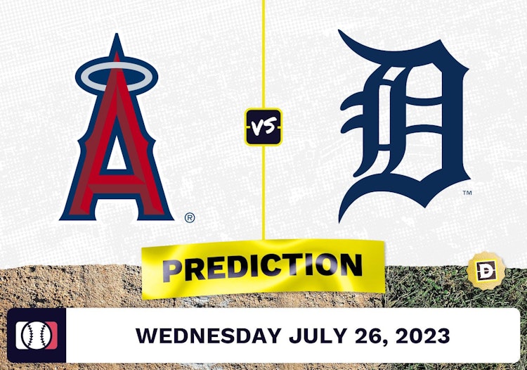 Angels vs. Tigers Prediction for MLB Wednesday [7/26/2023]