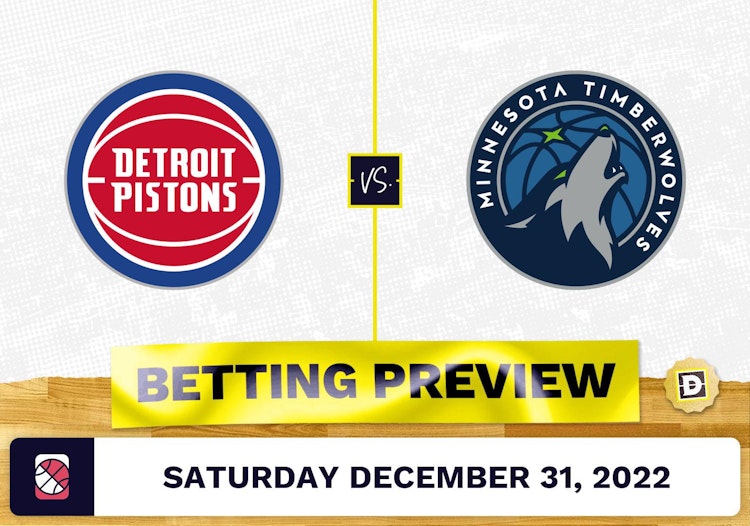 Pistons vs. Timberwolves Prediction and Odds - Dec 31, 2022