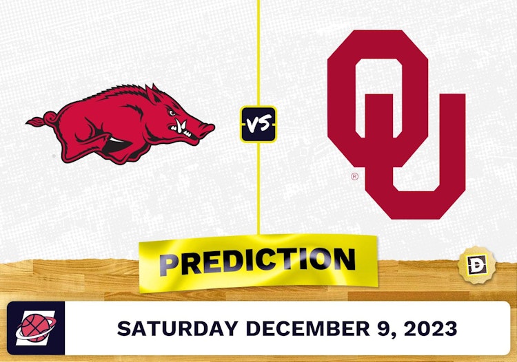 Arkansas vs. Oklahoma Basketball Prediction - December 9, 2023