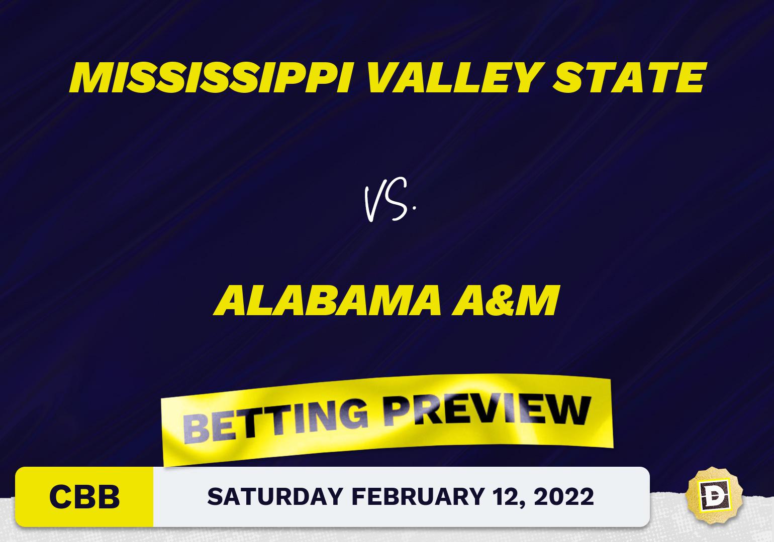 Mississippi Valley State vs. Alabama A&M CBB Predictions and Odds - Feb 12, 2022