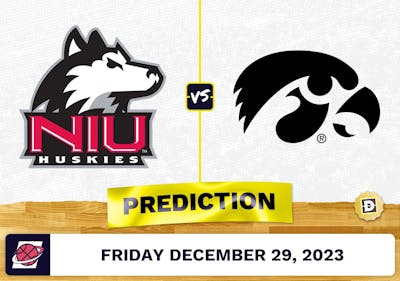 Northern Illinois vs. Iowa Prediction, Odds, College Basketball Picks  [12/29/2023]