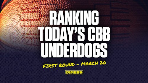 CBB Moneyline upset picks for DraftKings $2 Million "King of the Dogs" first round jackpot on Friday