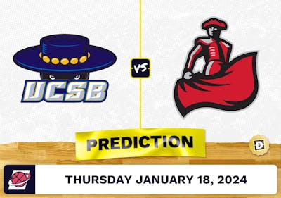 UC Santa Barbara vs. Cal State Northridge Prediction, Odds, College Basketball Picks [1/18/2024]