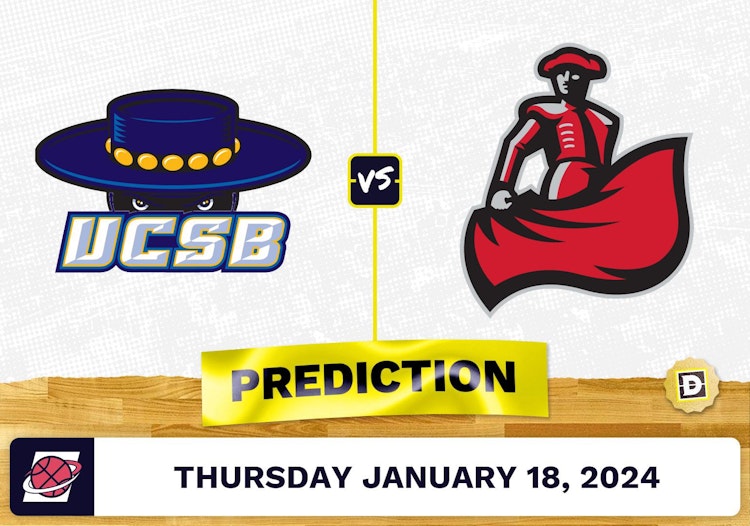 UC Santa Barbara vs. Cal State Northridge Prediction, Odds, College Basketball Picks [1/18/2024]