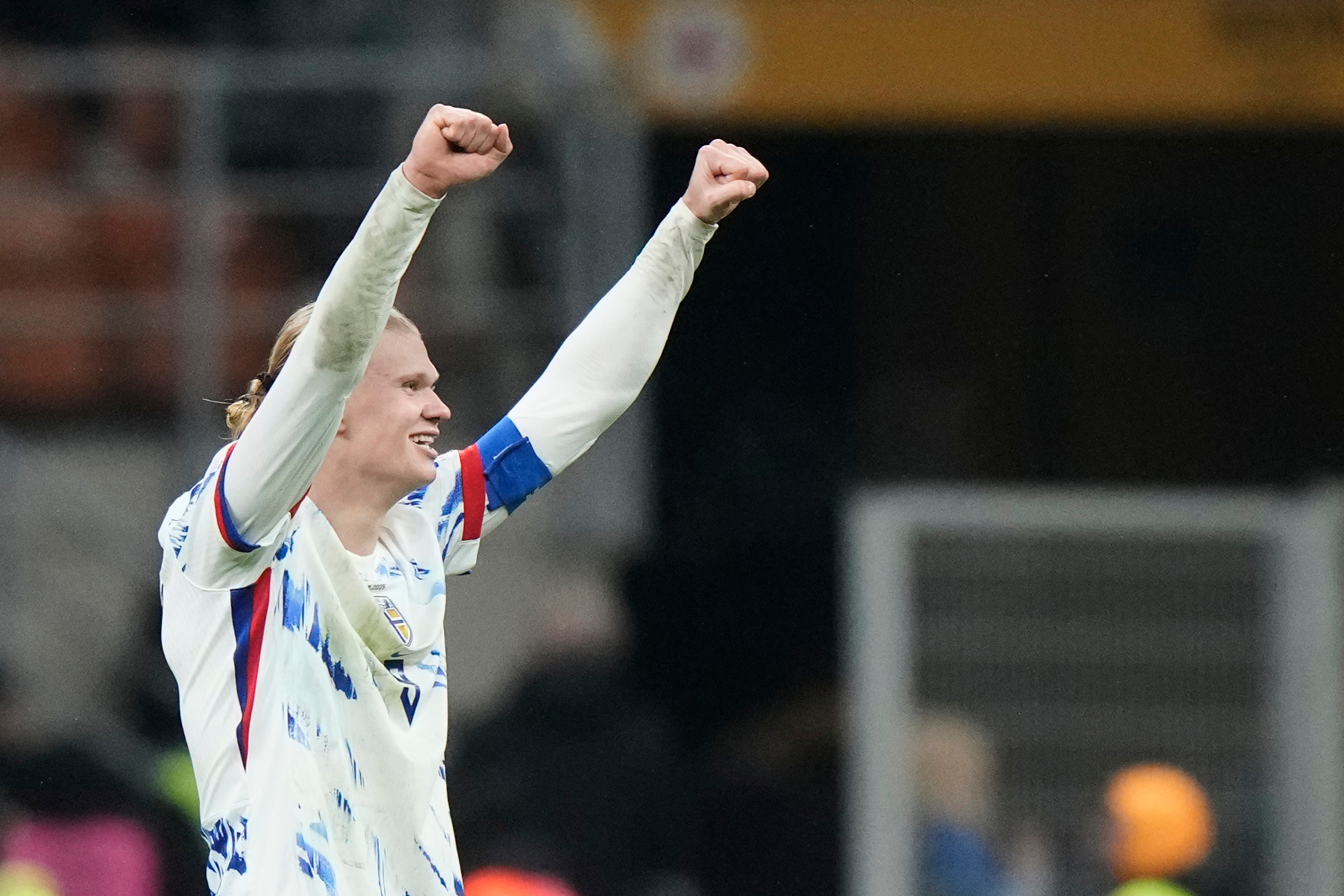 Erling Haaland World Cup player projections.