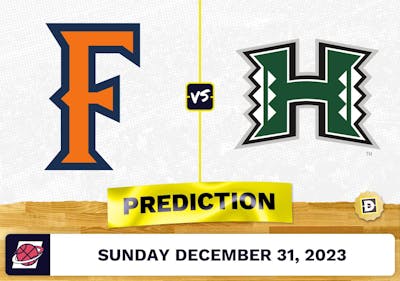 Cal State Fullerton vs. Hawaii Prediction, Odds, College Basketball Picks  [12/31/2023]