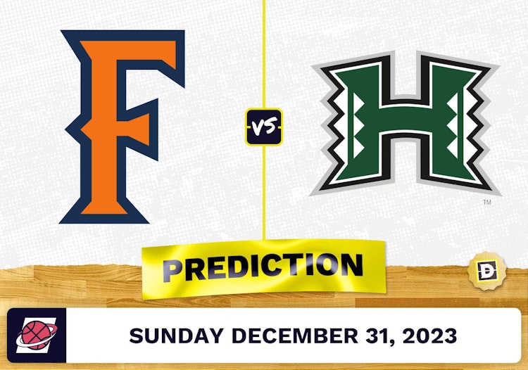 Cal State Fullerton vs. Hawaii Prediction, Odds, College Basketball Picks  [12/31/2023]