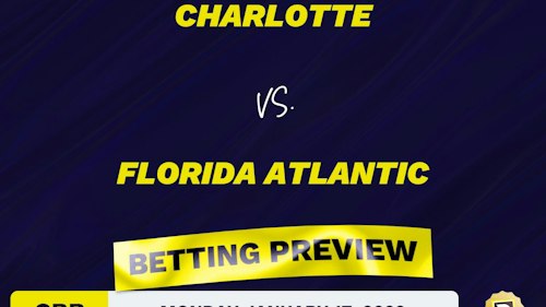 Charlotte vs. Florida Atlantic CBB Predictions and Odds - Jan 17, 2022