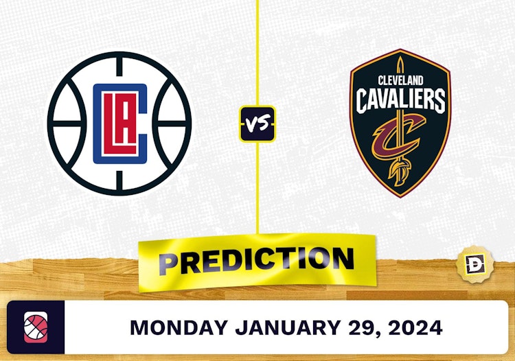 Los Angeles Clippers vs. Cleveland Cavaliers Prediction, Odds, NBA Picks [1/29/2024]