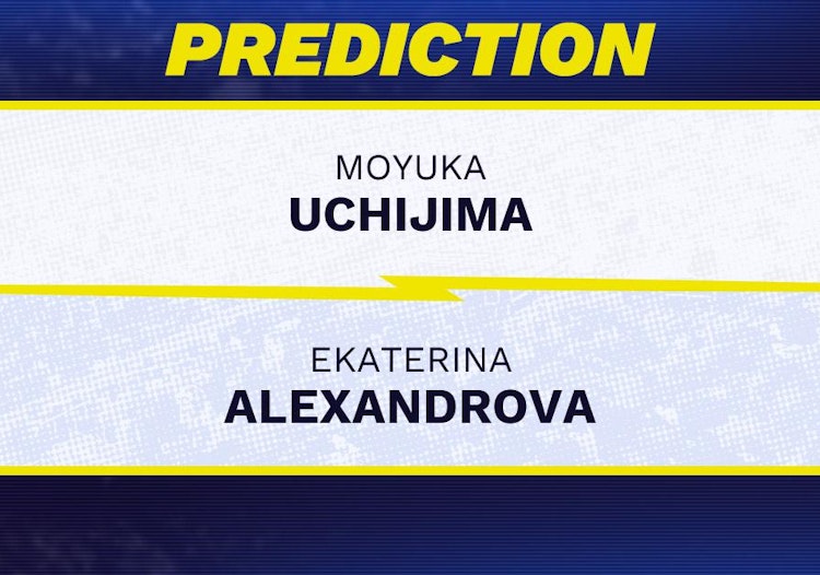 Moyuka Uchijima vs Ekaterina Alexandrova Tennis Prediction.