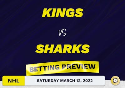 Kings vs. Sharks Predictions and Odds - Mar 12, 2022