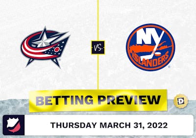 Blue Jackets vs. Islanders Predictions and Odds - Mar 31, 2022